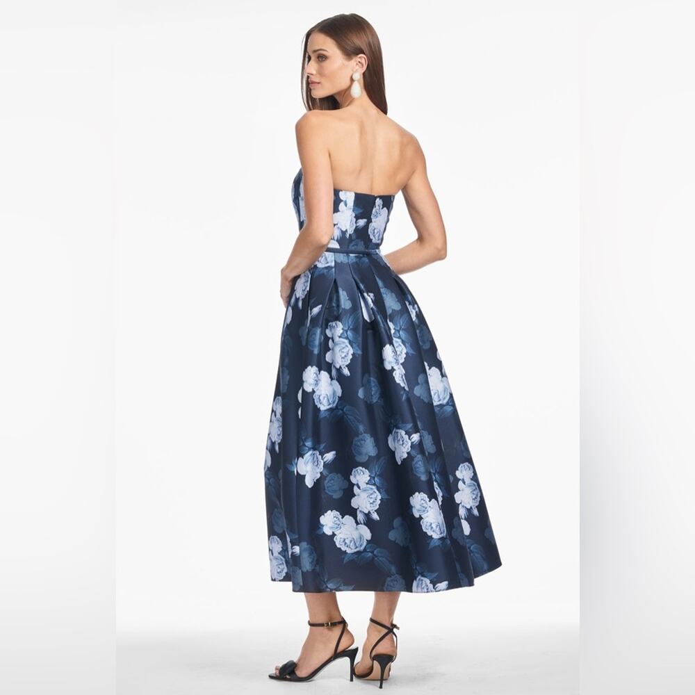 Sachin + Babi Shay Midi Dress in  Midnight Glacial Rose 14 - Picture 7 of 10